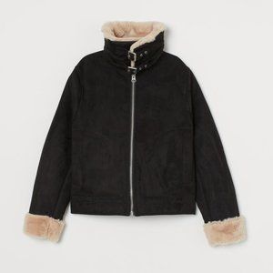 Faux Fur-Lined Jacket